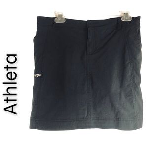 Athleta Black Skort Size 8